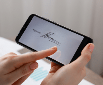 Biometrische Unterschrift