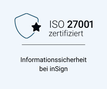 ISO 27001 Informationssicherheit bei inSign
